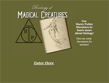 Tablet Screenshot of harrypotterbiology.com